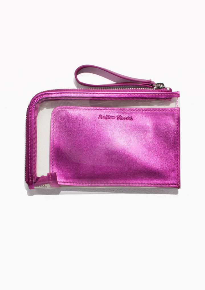 Other Stories Transparent Panel Wallet