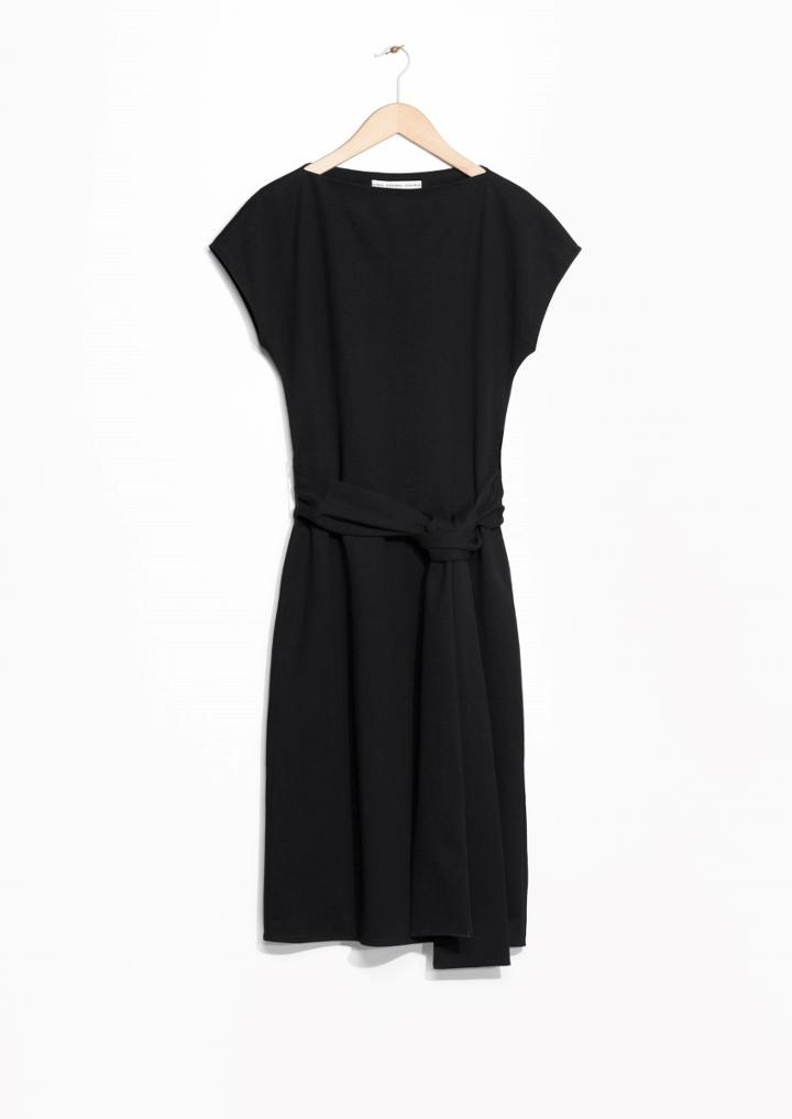 Other Stories Cotton Blend Belted Dress