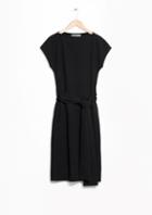 Other Stories Cotton Blend Belted Dress