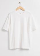 Other Stories Oversized Cotton Jersey T-shirt - White