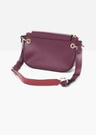 Other Stories Leather Saddle Bag - Red