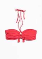 Other Stories Bandeau Bikini Top - Red