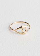 Other Stories Seeing Eye Ring - Gold