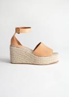Other Stories Espadrille Sandal Wedges - Orange