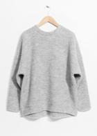 Other Stories Oversized Wool Sweater - Grey