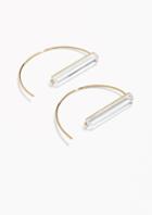 Other Stories Glass Bar Wire Earrings