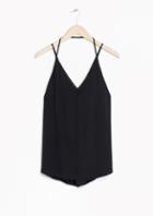 Other Stories Strappy Deep-v Tank Top