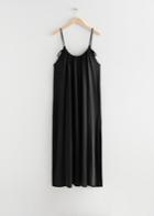 Other Stories Strappy Maxi Dress - Black