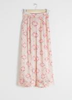 Other Stories Silk Lounge Trousers - Pink