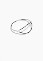 Other Stories Open Oval Ring - Silver