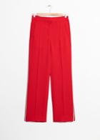 Other Stories Racer Stripe Trousers - Red