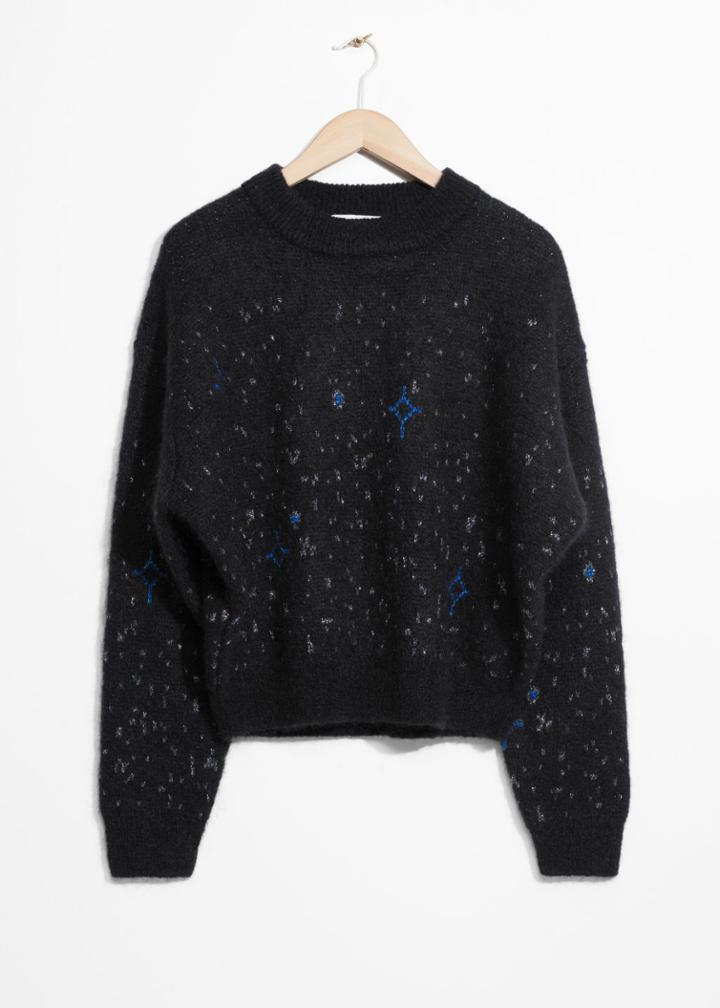 Other Stories Starry Sweater - Black