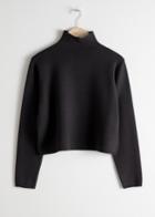 Other Stories Fitted Turtleneck - Black