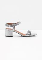 Other Stories Croco-embossed Strap Sandal