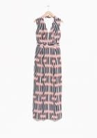 Other Stories Graphic Wave Maxi Dress