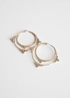 Other Stories Ball Stud Hoop Earrings - Gold