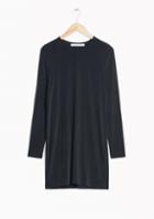 Other Stories Cupro Cut Out Dress