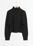 Other Stories Raglan Sleeve Sweater - Black