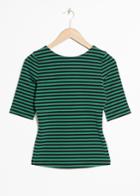 Other Stories Striped Top - Green