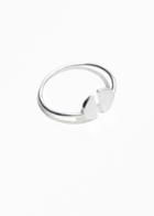 Other Stories Half Moon Ring - Silver