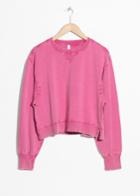 Other Stories Cropped Pullover - Pink