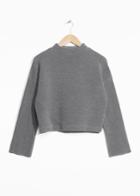 Other Stories Ribbed Sweater - Grey