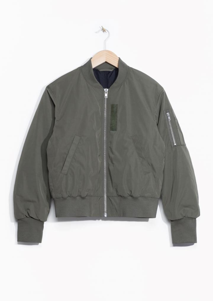 Other Stories Classic Bomber Jacket