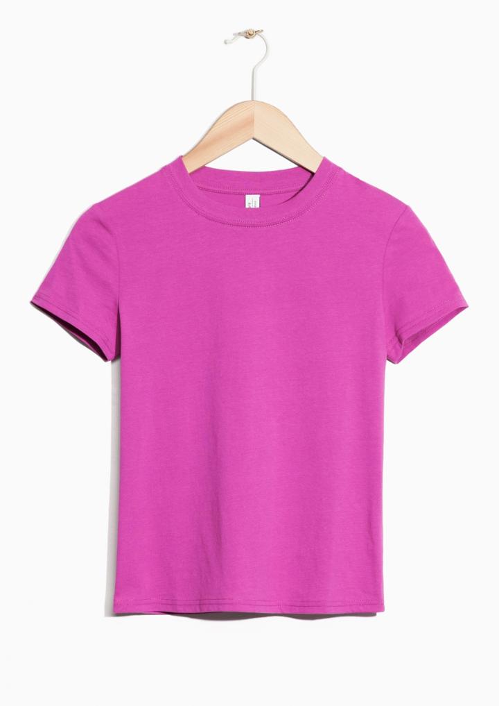 Other Stories Cotton Jersey T-shirt