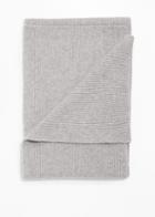 Other Stories Ribbed Cashmere Scarf - Grey