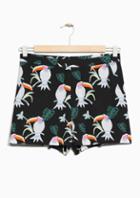 Other Stories Tropical Toucan Shorts