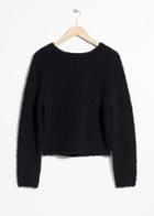 Other Stories Alpaca Fuzzy Sweater - Black