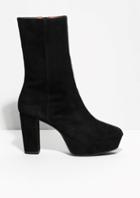 Other Stories High Heel Suede Boots