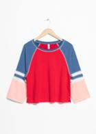 Other Stories Raglan Sleeve Top - Red