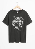 Other Stories Roaring Tiger Tee - Black