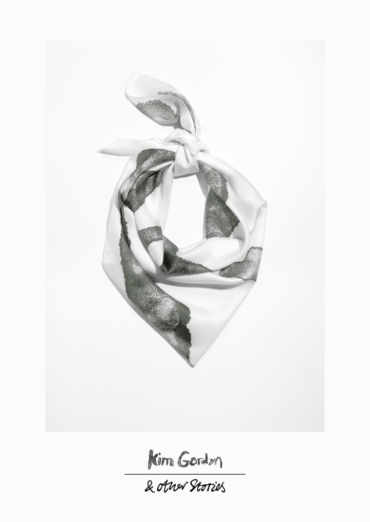 Other Stories Kim Gordon Her Large Silk Scarf