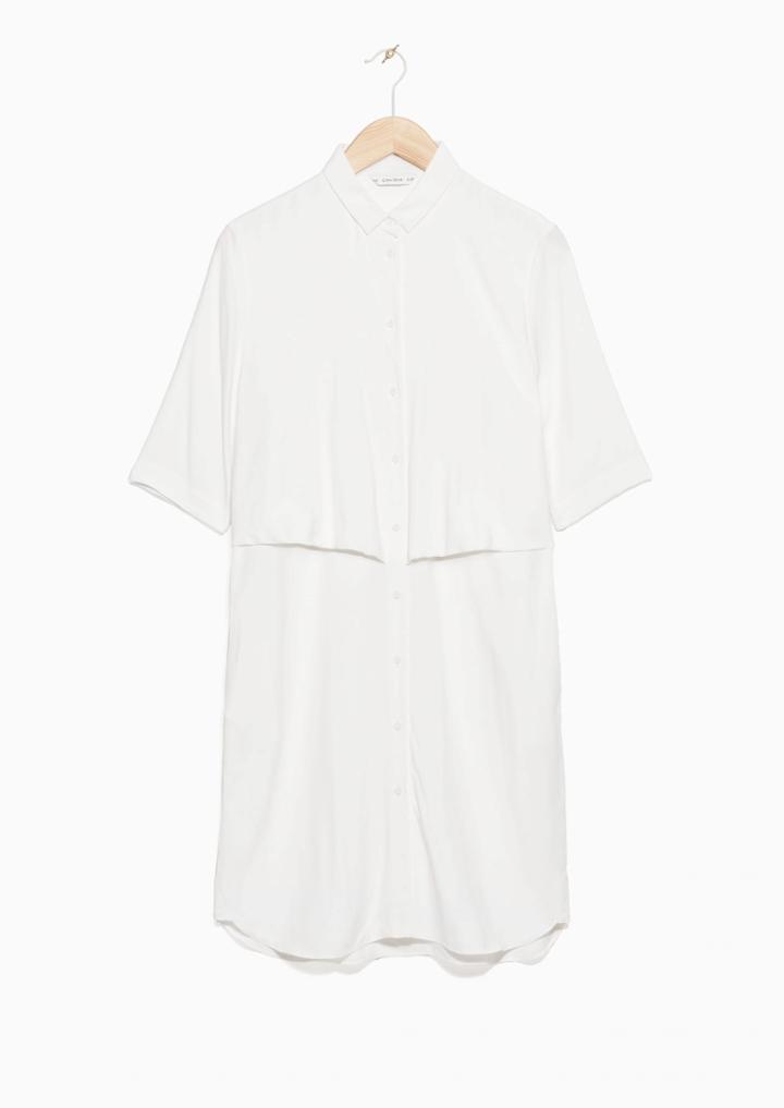 Other Stories Layered Shirt Dress