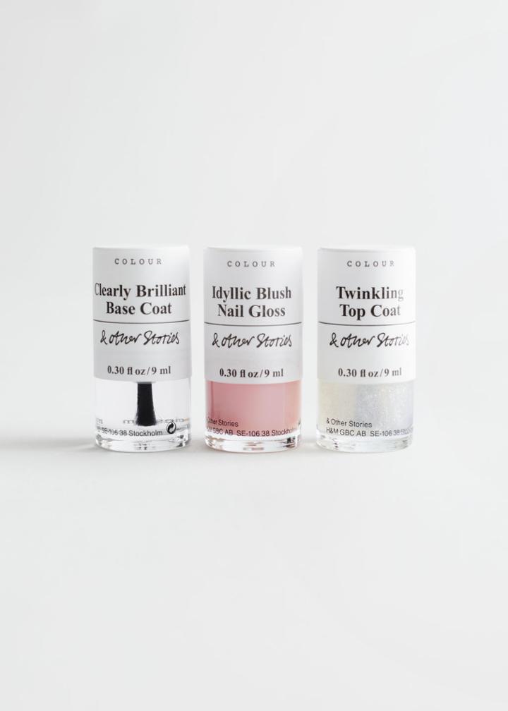 Other Stories Modern French Trio Nail Polish Set - Pink