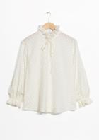 Other Stories Ruffle Collar Blouse