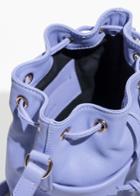 Other Stories Leather Bucket Bag - Purple