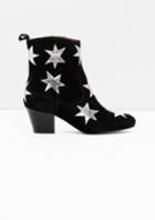 Other Stories Starry Patchwork Suede Boots