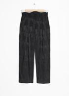 Other Stories High Waisted Satin Trousers - Black