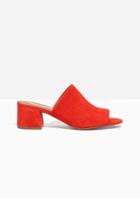 Other Stories Suede Sandalette Mule