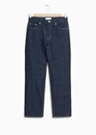 Other Stories Raw Denim Jeans - Blue