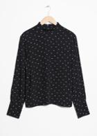 Other Stories High Neck Blouse - Black