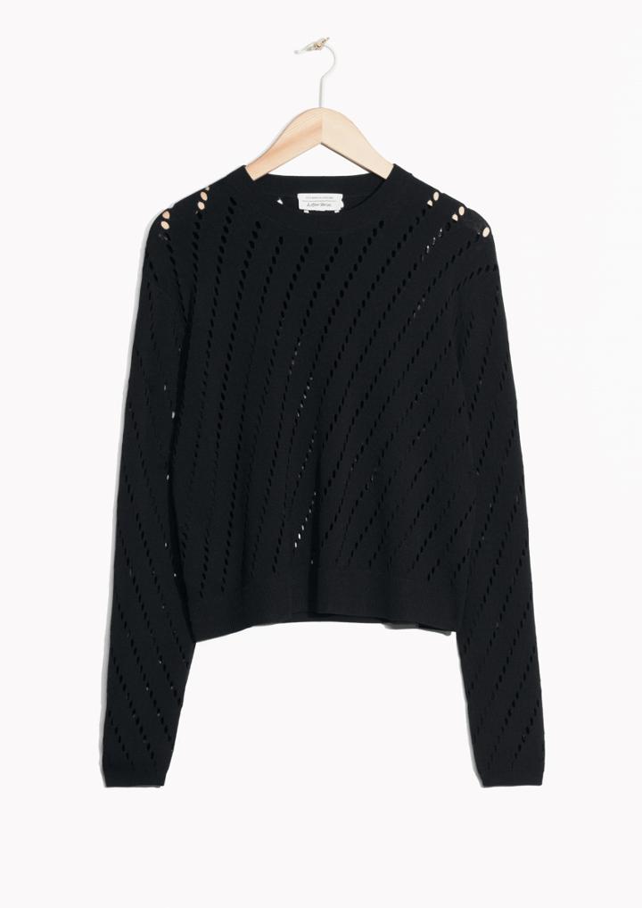 Other Stories Cut Out Sweater