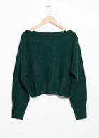 Other Stories Boatneck Sweater - Green