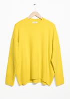 Other Stories Boxy Knit Sweater - Yellow