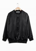 Other Stories Glossy Bomber Jacket