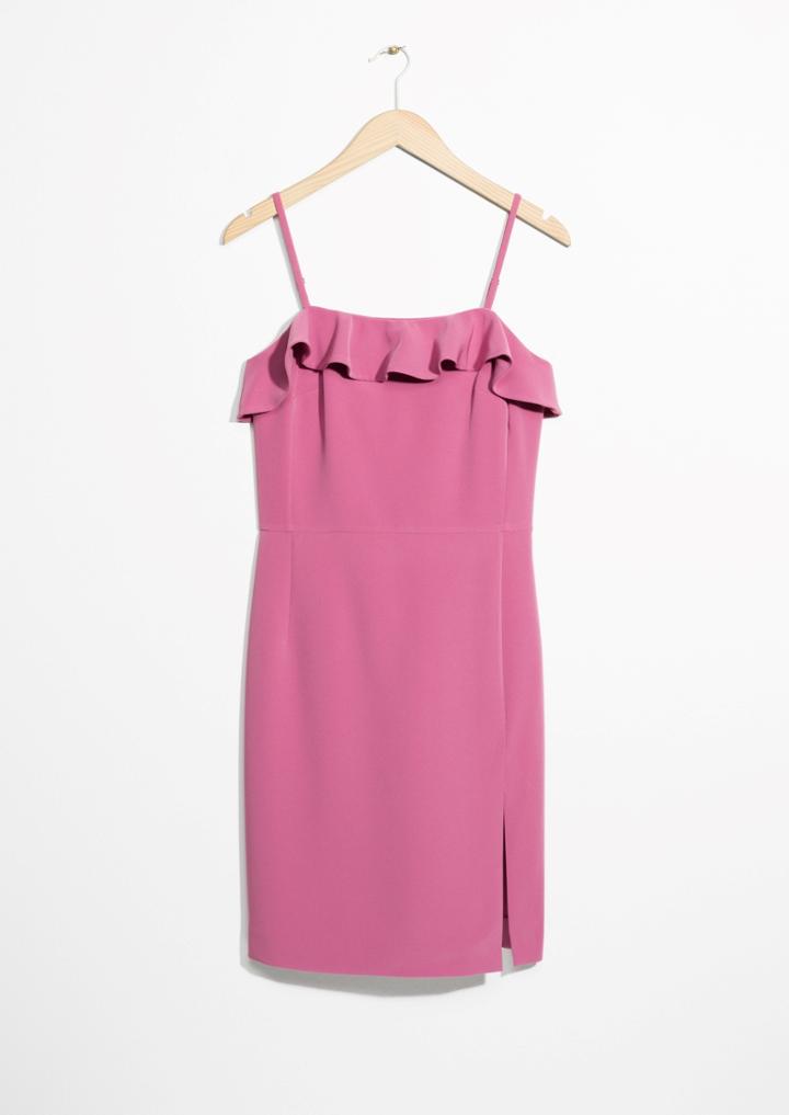 Other Stories Frill Mini Dress