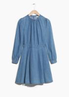Other Stories Waisted Dress - Blue